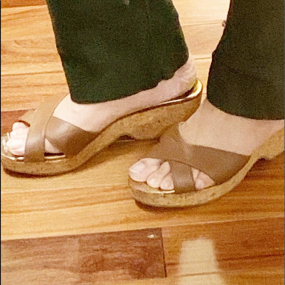 Jimmy Choo Shoes - Jimmy Choo PRIMA Brown Leather Slide on Wedges